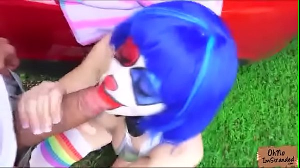 Clown Cosplayer Slut Sucking And Fucking A Massive Cock Til She Gets To